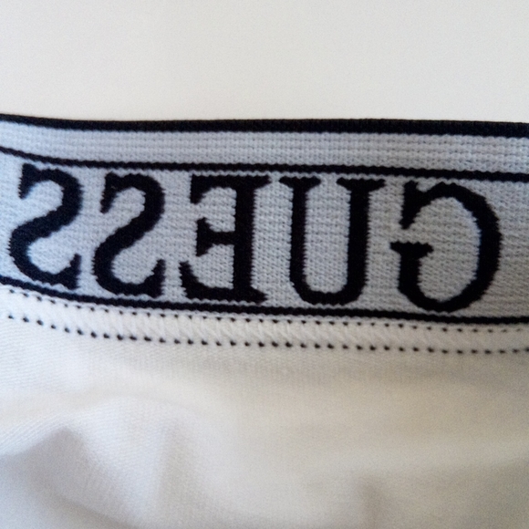 New Guess Optic White & Black Brief Panty US XL - Picture 14 of 16